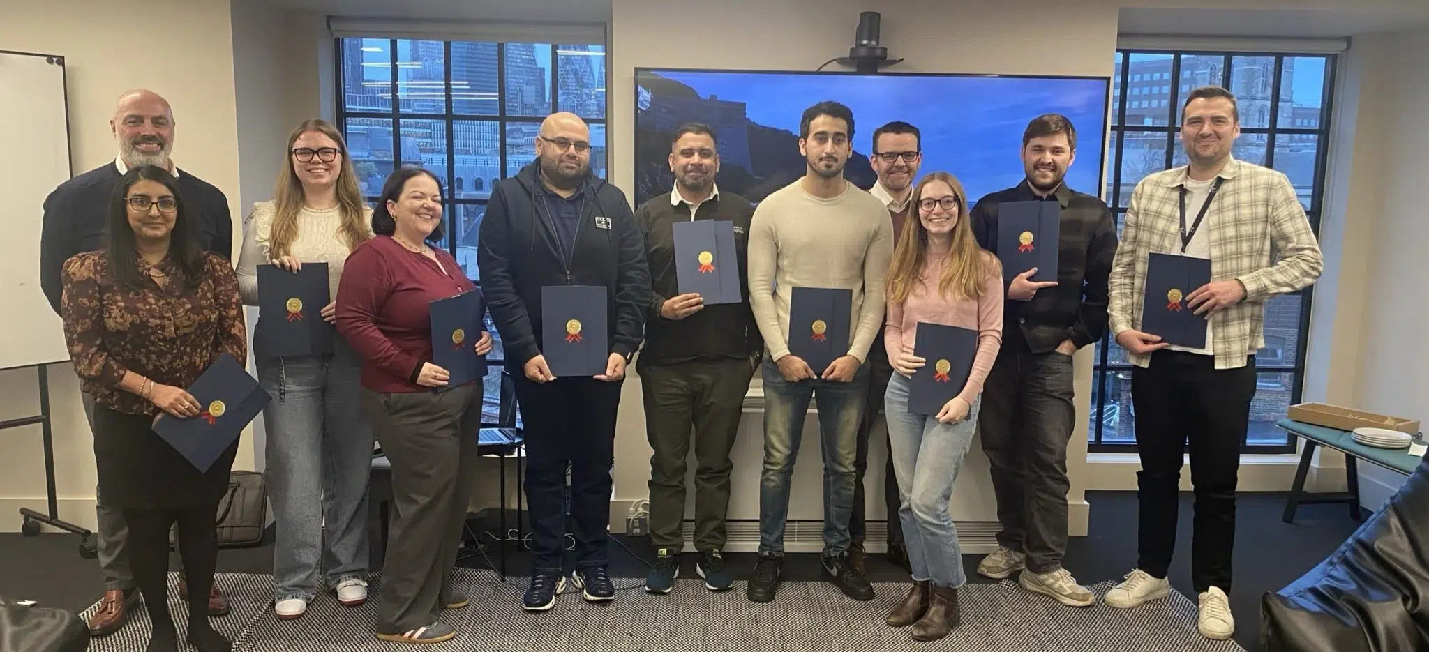 LCT International Delegates Celebrate AI Training in London